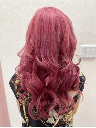ロング カラー 池田 景子のヘアスタイル