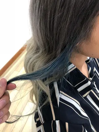 ロング カラー Snaly カラー特化ページのヘアスタイル