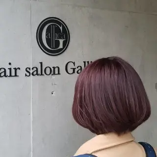 ミディアム カラー 🌿赤み消し/ 艶カラー落合 優🌿のヘアスタイル