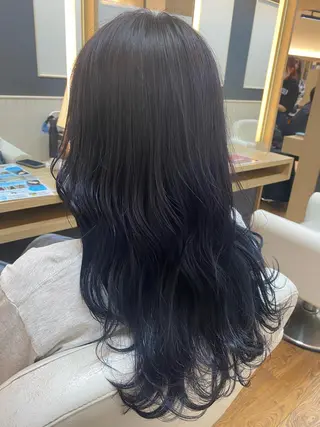 ロング カラー ヘアアレンジ 韓国ヘア sasugaのヘアスタイル