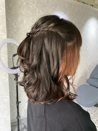 ミディアム 池田 真衣のヘアスタイル