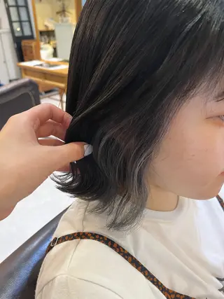 ミディアム カラー ツヤカラー🫧Sae ネイルモデル募集中のヘアスタイル