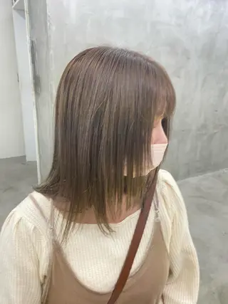 ミディアム カラー 無料カットモデル募集 🌱ひょうがのヘアスタイル