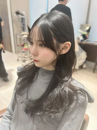 🎀大竹美侑／顔まわ りカット／レイヤーのヘアスタイル