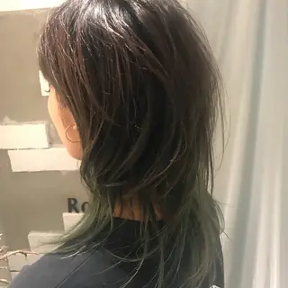 ロング SALOWIN所属・レイヤー/ハッシュ カット🩵MAI🩵のヘアスタイル