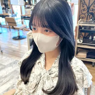 ロング 🧡くびれヘア/前髪 顔周り🧡久原結衣のヘアスタイル
