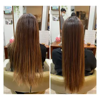 ロング パーマ 山田 梓のヘアスタイル