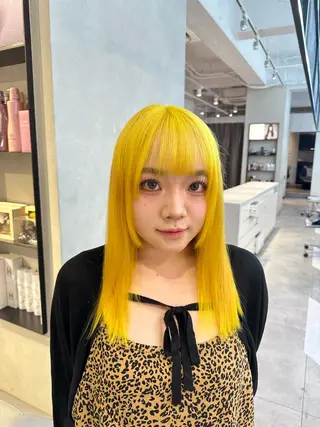 カラー ヘアアレンジ ネイル ハイトーン特化 pepe🎀のヘアスタイル