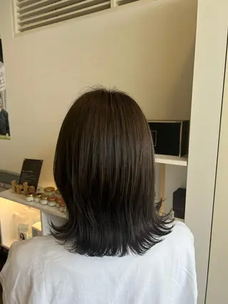 ミディアム 竹添 有梨沙のヘアスタイル