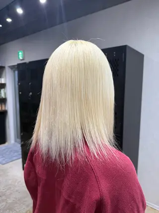 カラー ルシ🎨/ハイトーン デザイン/髪質改善のヘアスタイル