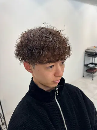 パーマ メンズ 大宮メンズ特化/パー マ職人/小川藍人のヘアスタイル
