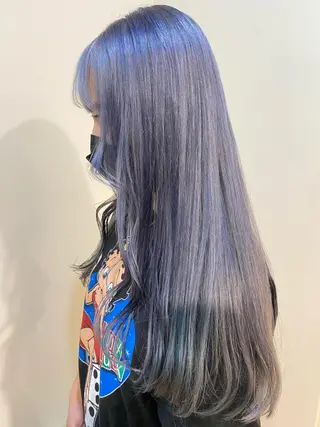ロング カラー パーマ ヘアアレンジ メンズ キッズ ネイル マツエク・マツパ 🌈デザインヘア職人 Kaede🌈のヘアスタイル