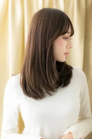 ロング カラー パーマ クセ毛解決💠艶髪 縮毛矯正💠棚村竜太のヘアスタイル