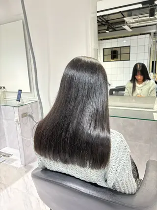 ロング カラー 表参道♡暗髪♡ 艶カラー♡アユミのヘアスタイル