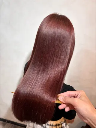 ロング 美髪矯正 🌈髪質改善 山下のヘアスタイル