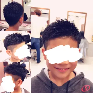 メンズ キッズ 前之園 ひかるのヘアスタイル