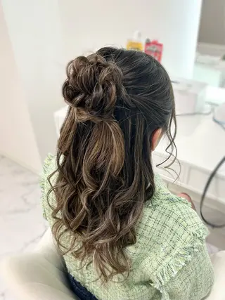 ロング ヘアアレンジ ヘアセット専門店 Rのヘアスタイル