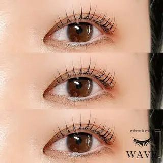 マツエク・マツパ brow&lash WAVEのマツエク・マツパデザイン