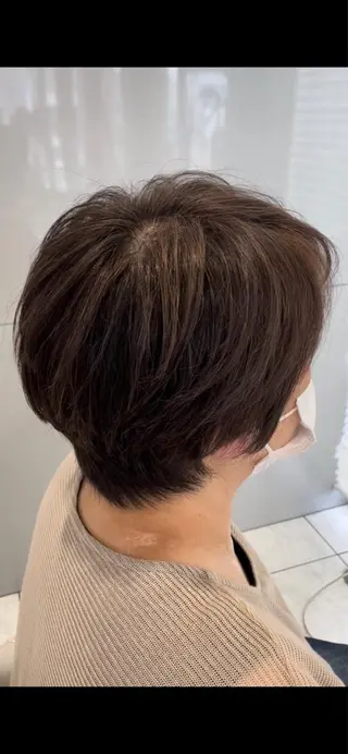 ショート カラー AGU 三条店 林　雄のヘアスタイル