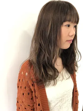 セミロング ボブ/縮毛矯正 🌟梅田盛一🌟のヘアスタイル