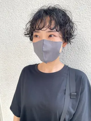 ショート パーマ 田口 武英のヘアスタイル