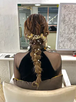 ロング ヘアアレンジ konomi⛓🩶 カラー/ヘアアレンジのヘアスタイル