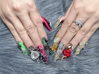 ロング ネイル 《LB》ラブリエ Nail&eyeのマツエク・マツパデザイン