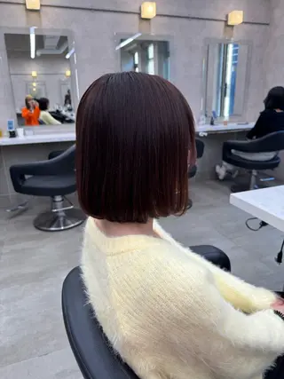 ショート カラー パーマ ヘアアレンジ メンズ キッズ 韓国系🇰🇷🩶 艶暗髪/MEIのヘアスタイル