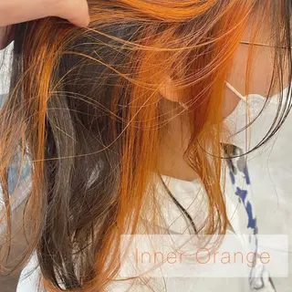セミロング akina*ブリーチ ♡トレンドヘアのヘアスタイル