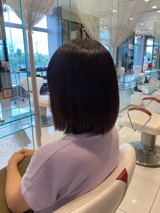 ミディアム 山本 ミカ /EARTH盛岡南のヘアスタイル