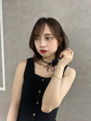 ミディアム モテ髪美容師♡ ひなたのヘアスタイル