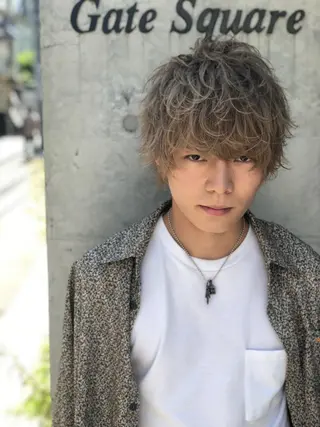ショート メンズ 髪質改善/艶カラー TSUBASAのヘアスタイル