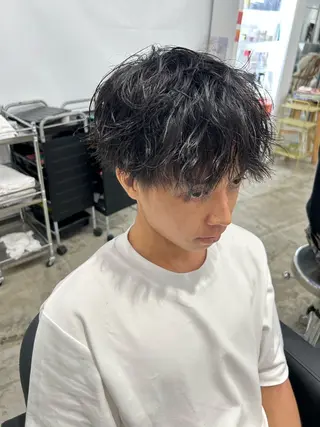 ショート パーマ メンズ 【pia】 syuuのヘアスタイル