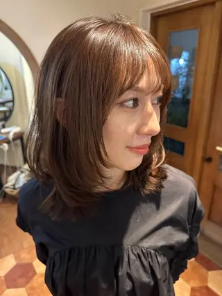 ミディアム Stella BOUTIQUE所属・かつやま めいのヘアスタイル