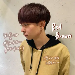 カラー メンズ 暖色艶color / ボブ🦩Rioのヘアスタイル