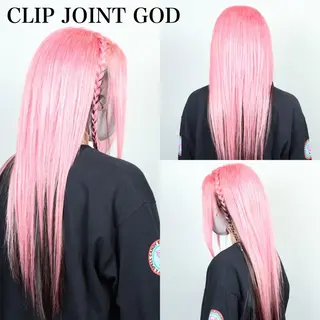 ロング カラー 今泉 周のヘアスタイル