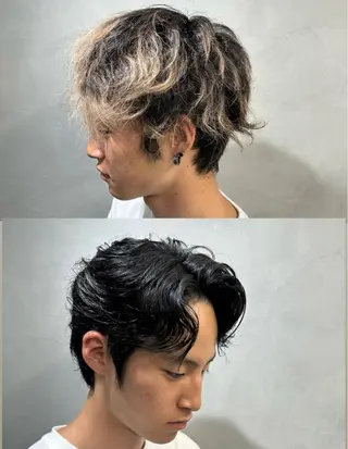 ショート カラー ヘアアレンジ メンズ fifth 石川 凪のヘアスタイル