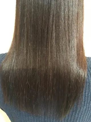 セミロング カラー パーマ mu ku.のヘアスタイル