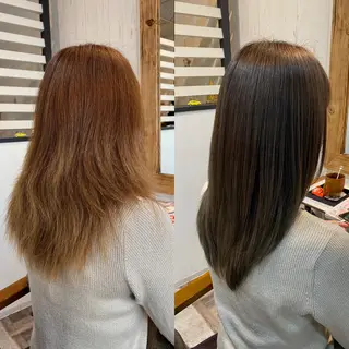 ロング カラー [店長]加地 峻のヘアスタイル