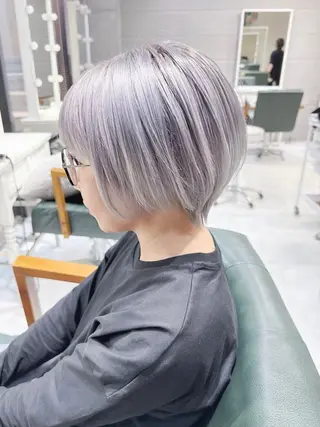 ショート ヘアアレンジ カラー Days 透明感カラーのヘアスタイル