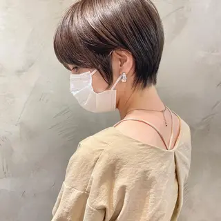 ショート カラー 井尻 將太のヘアスタイル