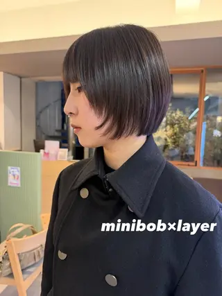 ショート 荻野 結衣のヘアスタイル