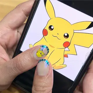 ネイル パラあり！フィルイン 美フォルムのネイルデザイン