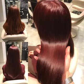 ロング カラー ヘアアレンジ 代表 KANZOのエステ・リラクイメージ
