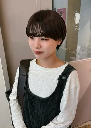 ショート カラー 西山 紗耶香🪽 透明感カラー/ボブのヘアスタイル