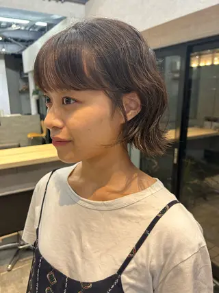 ショート ✳︎透明感カラー✳︎ ボブ✳︎nanaのヘアスタイル