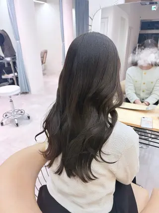 セミロング newi広島／ Ririのヘアスタイル