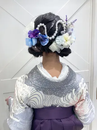 ヘアアレンジ あやかショート 白髪ぼかしのヘアスタイル