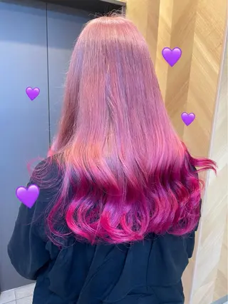 セミロング カラー 新宿駅近♡個室 ♡関口三都季🌜のヘアスタイル