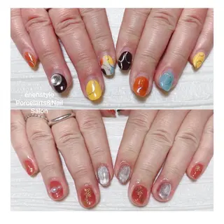 ミディアム ネイル 👑enen style👑のネイルデザイン